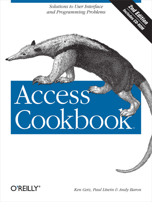 Title details for Access Cookbook by Ken Getz - Available